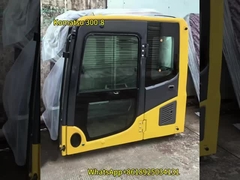 Komatsu PC300-8 ekskavatör kabin montajı