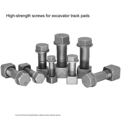 Kazı makinesi Track Plate Track Shoe Track Steel Pad Bolt And Nut20*57 20*65 22*65 22*72 24*75