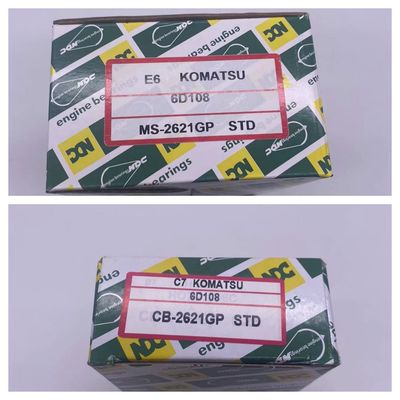 STD Ana rulman Bağlantı çubuğu rulmanı MS-2621GP CB-2621GP Komatsu kazıcı 6D108 motoru için