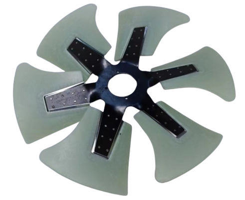 Isuzu 6HK1 kazıcı fan bıçakları 6 bıçak 4 delik en iyi soğutma performansı için