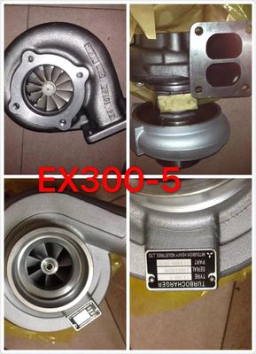 Hitachi EX300-5 EX350-5 Isuzu 6SD1 Motoru için Excavator Parçaları Turbocharger 114400-3530