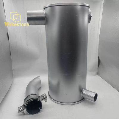 Carter için kazıcı parçaları muffler egzoz borusu 307C 307D