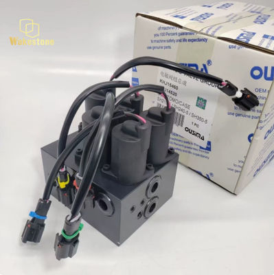 KHJ14520 Sumitomo SH210-5 SH240-5 SH350-5A5 5-Port Pilot Kontrol Valfı İçin Kazıcı Solenoid Valf Grubu Montajı